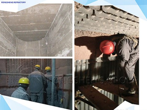 Industrial Kiln Castable Refractory Lining